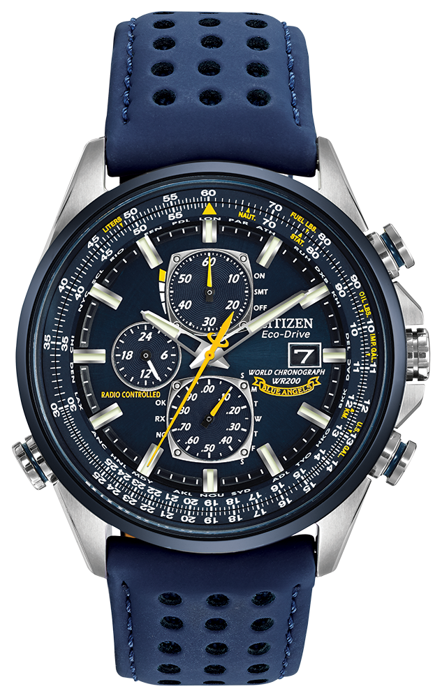 RELOGIO CITIZEN BLUE ANGELS – WORLD CHRONO A-T