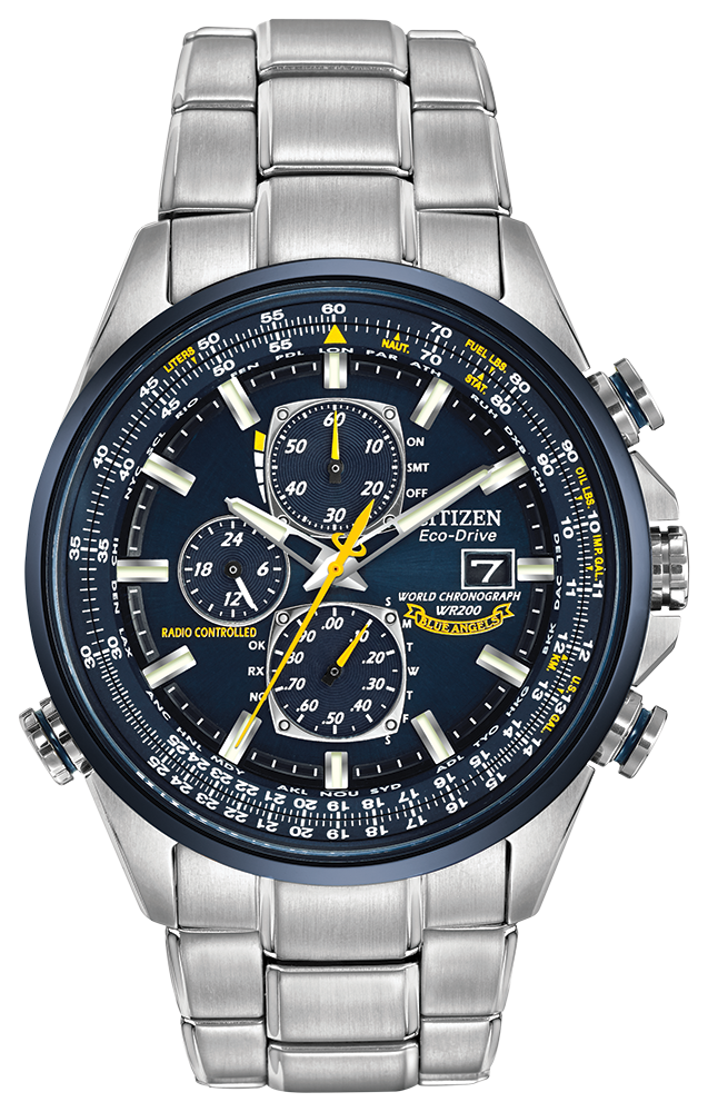 RELOGIO CITIZEN BLUE ANGELS – WORLD CHRONO A-T