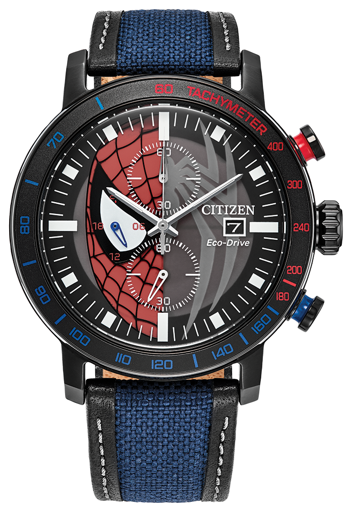 RELOGIO CITIZEN HOMEM-ARANHA VISÃO DUPLA