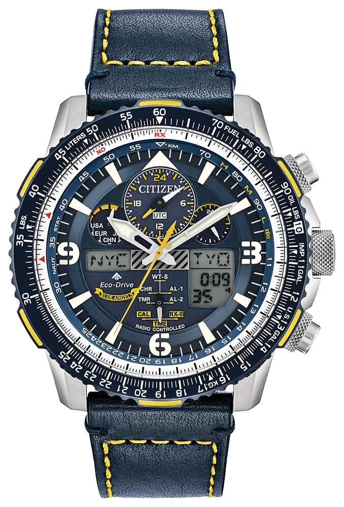 RELOGIO CITIZEN BLUE ANGELS SKYHAWK A•T