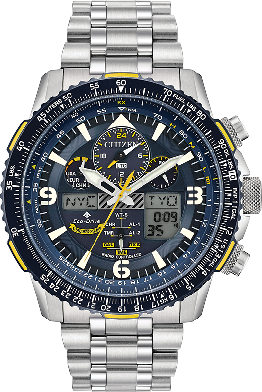 RELOGIO CITIZEN BLUE ANGELS SKYHAWK A•T